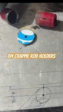 DIY crappie rod holders