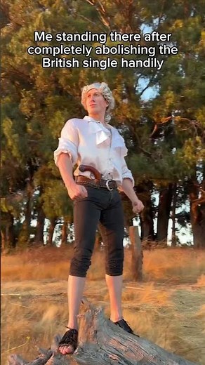 I was spawn camping the British #foundingdaddy #shorts