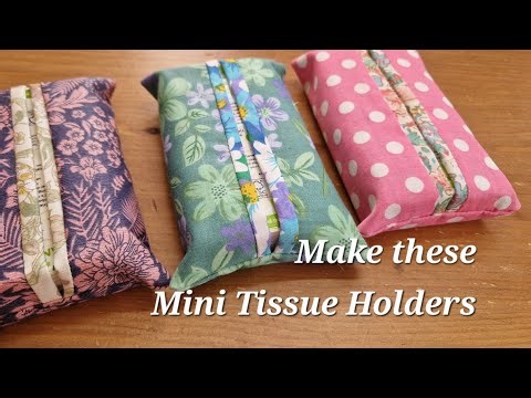How to make mini tissue holders. Very quick and easy!