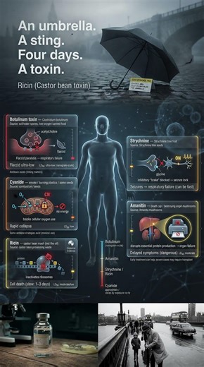 🕵️‍♂️☂️ A man feels a tiny sting on a London bridge… and four days later, he’s dead...