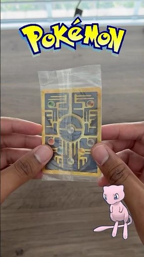 Opening after 20+ years sealed! My rarest Pokémon card reveal! Ancient Mew reveal! #pokemon #mew