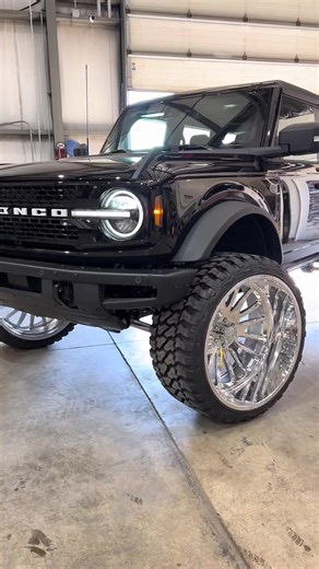 Customized Bronco with 26x14 American Force Nemesis Wheels