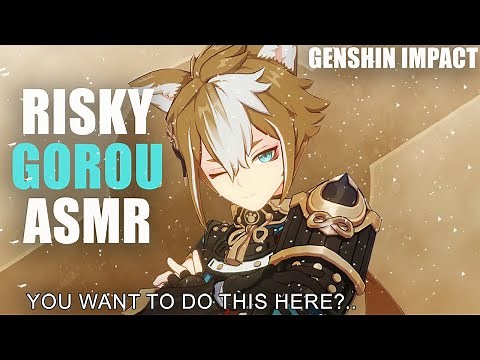 Risky Gorou ASMR | Making him whimper from teasing- NSFW? Gorou x Listener [Genshin Impact]