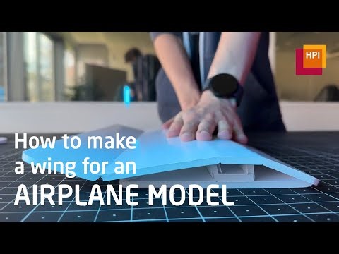 How to make a wing for an airplane model | HPI Maker Universe
