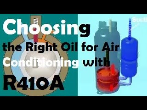 Choosing the Right Oil for 12000 BTU Air Conditioning with R410A Refrigerant