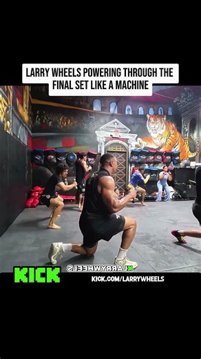 Larry Wheels Powers Through Intense Jump Lunge Conditioning Drills!