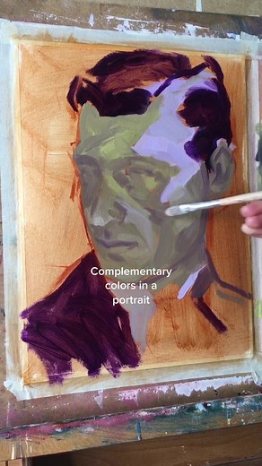 How to Paint a Portrait Using Complementary Colors