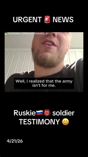 Russian Soldier Questions Sacrifice in Ukraine