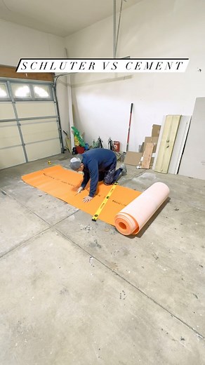 HomeDIY | Schluter ditra vs cement board? Which do you prefer? #flooring #flooringinstallation #tile #tileinstallation #tilework #cementboard... | Instagram