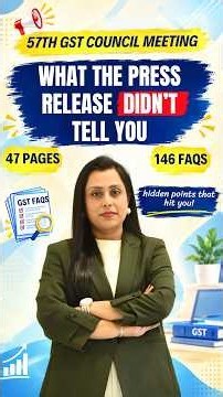 The CBIC has released 47 pages of FAQs (146 questions)