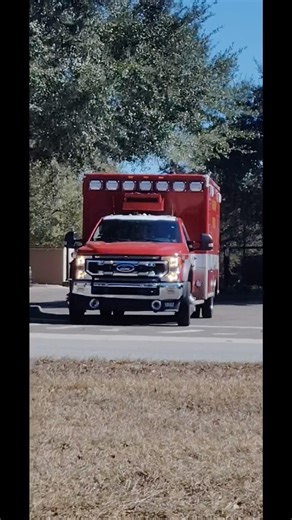 FCFR *Spare* Rescue 42 heading to the hospital code 1 #flaglercounty #spare #ambulance
