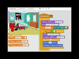 detector llama Mblock y arduino