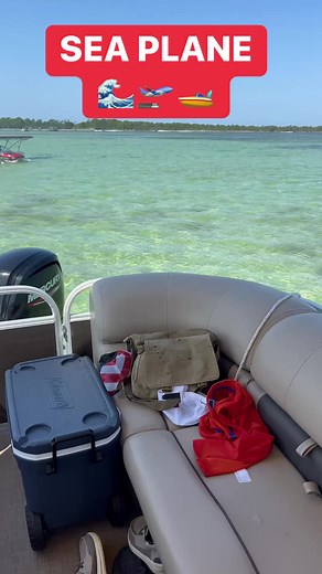 68K views · 2.3K reactions | Sea Plane!!!!! This was cool to watch!!  #seaplane #plane #boat #destinflorida #crabisland #landing #takeoff #touchdown #dip #swim #30a #travel #fly #airplane #bay #ocean #water #sea #cool | Bryan Martin | Facebook