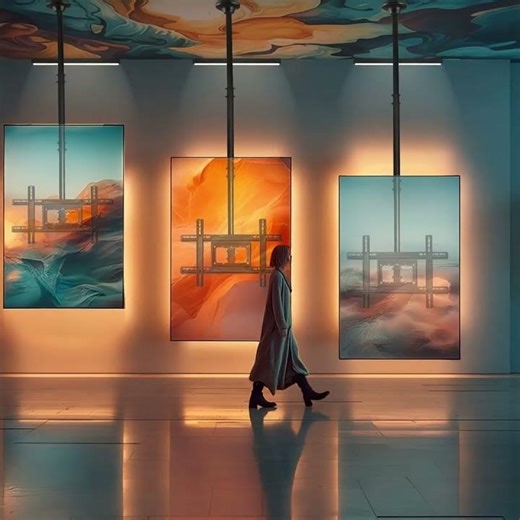 Maclean MC-803 Universal TV Bracket Ceiling Mount LCD OLED QLED Plasma 23'' - 100" 50kg VESA