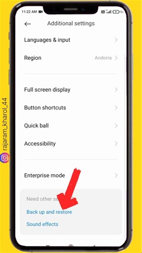 Automatic restore and backup in redmi phones | Backup storage and data #shorts #backup #data#tech