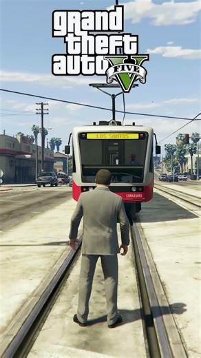 GTA V vs Red Dead Redemption 2 – Train Physics Comparison #shorts