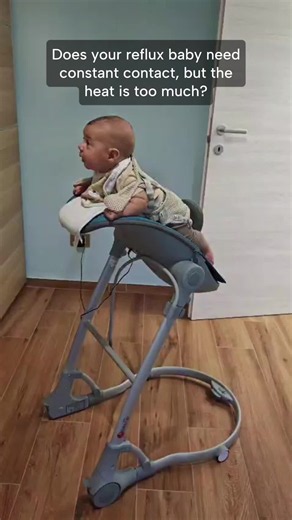 Hot weather makes reflux parenting harder - reflux babies need upright positioning, but babies also sweat less and dehydrate faster than older children & adults Here are some tips to keep them comfortable 👇🏽 💜 Keep them hydrated: Offer water often, even if they don't ask. If breastfeeding, increase feeds. If eating solids, add water-rich fruit - watermelon, melon, peach. Skip sugary juices. 💜 Cool them down safely: Cool cloths on neck, wrists, groin (where blood vessels are close to skin). U