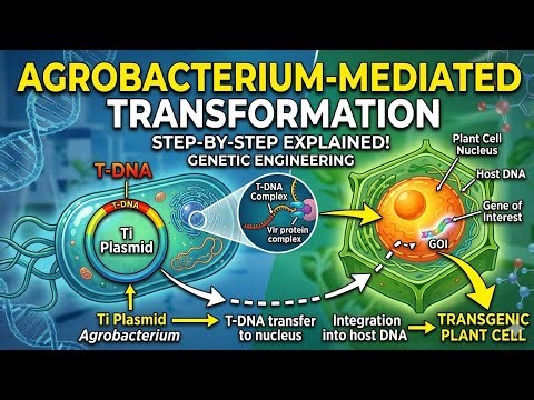 Agrobacterium tumefaciens Mediated Gene Transfer | Ti Plasmid Explained