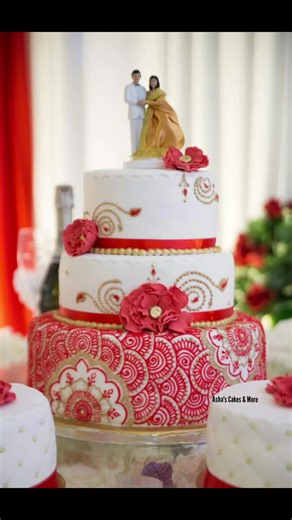 Henna Design Wedding Cakes: A Unique Touch