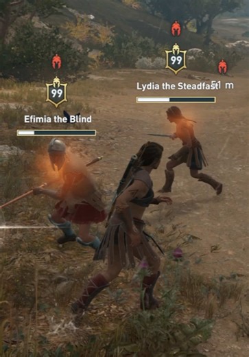 AC Odyssey - Somewhere in Boeotia, having fun with Mercenaries…one died, unfortunately 😔 #assassinscreedodyssey #kassandra #gaming #fyp #tiktokgaming