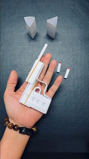 DIY | Bullet Shooting Mini Paper Gun #origami #papergun #diy