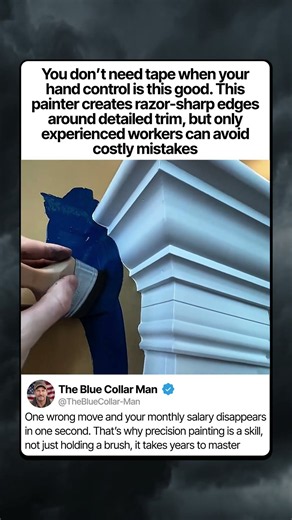 THE PAINTER WHO DOESN'T NEED TAPE