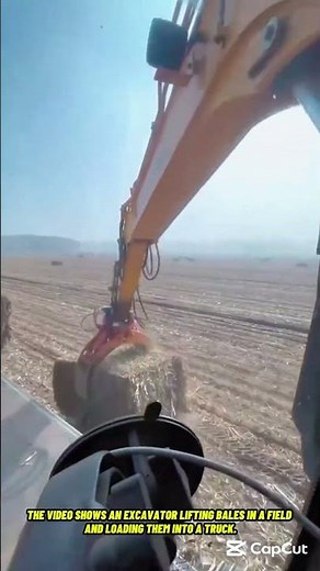Hay Bales Loading on Truck