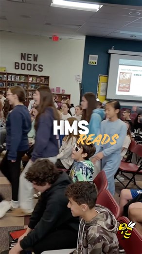 📚 Highland Middle School celebrated its annual HMS Reads event on October 23—marking the culmination of this year’s One Book, One School initiative! Students and staff read Restart by Gordon Korman and even joined a live Zoom session with the author himself. A few lucky students were invited to the HMS Learning Center to ask Mr. Korman their own questions while the rest of the school tuned in from their classrooms. Throughout the day, every subject, from science to PE, wove in themes from Resta