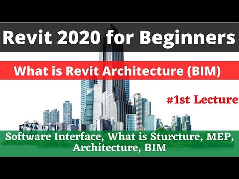 What is Revit Architecture & BIM [Pts CAD Expert] #1 Revit 2020 for Beginners