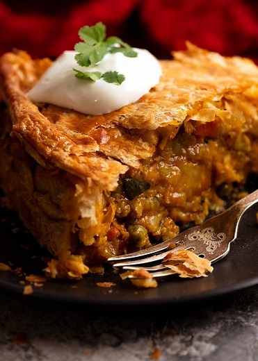 Vegetable Samosa Pie