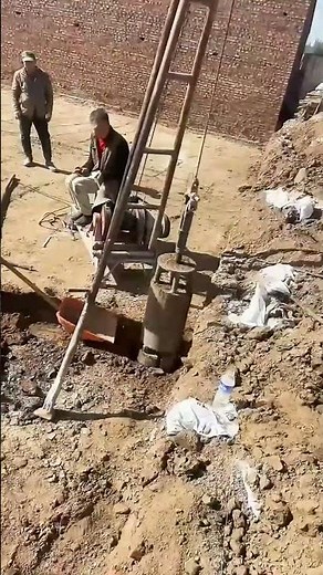 The hard journey of manual well drilling: From digging pits to bringing out water!