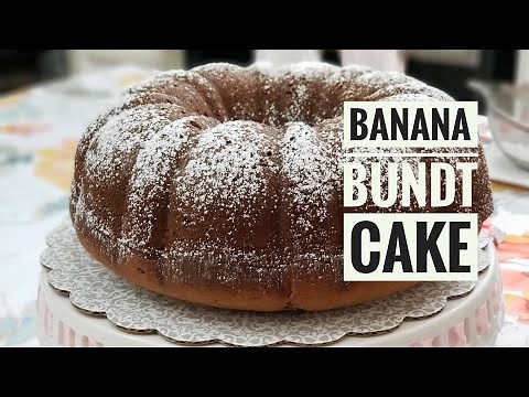 Banana Bundt Cake | Soft & Fluffy