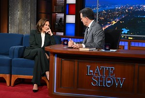 Kamala Harris to Stephen Colbert: America is "broken"