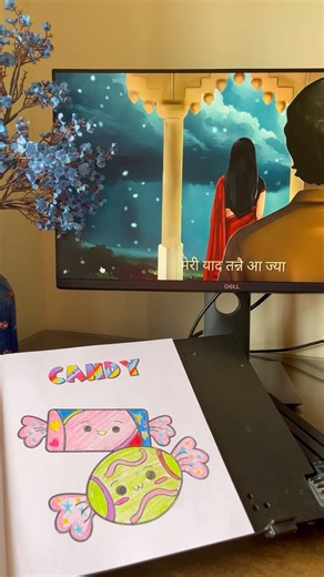 Candy dream in every shade🍭🍬 #youtubeshorts #colouringpage #colouringshorts #colouringideas #short