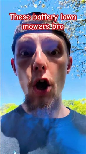 POV miss my gas lawn mower 😂