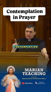 What exactly is contemplation? How do we do it? Why is it such an important form of Christian prayer? Father Anthony Gramlich, MIC, explains. For the full talk, watch “Contemplation: The 9 Grades of Prayer according to St. Teresa of Jesus: Fr. Anthony Gramlich, MIC” on our YouTube Channel: Divine Mercy. Link in bio! Remember to watch more Marian Fathers’ talks. Subscribe to our YouTube channel today. Link in bio! #CatholicTalks #catholicfaith #praying #meditation #religion #Chrisitianity #Christ