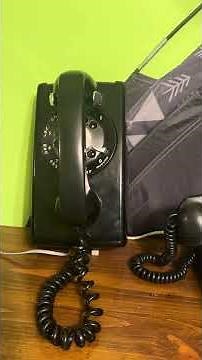 Vintage 1966 ITT Kellogg Rotary Wall Phone