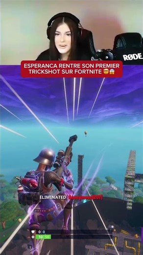 EsperancA fait top 1 sur fortnite😱#fortnite #viral #fypシ゚viral #esperança #shorts #trickshots