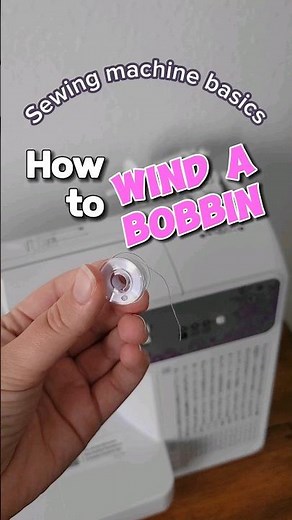 How to Wind a Bobbin | Computerized Sewing Machine Brother SQ9285 / XR9550 🧵 #sewingmachinebasics