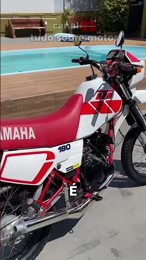 Yamaha DT 180: A Lenda Dois Tempos Que Nunca Morre! 🏍️💨 #yamaha #dt180 #motoroffroad #reliquias