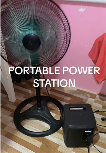 EcoFlow portable power station review — tipid solar charging at stand fan test