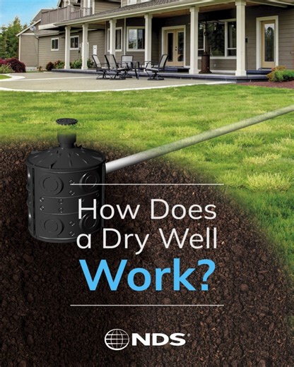 1.8K views · 14 reactions | Standing water isn't just an annoyance, it can cost you time and $. According to Axios, the U.S. faces "$100 billion in annualized damages to properties due to flood risks." Dry wells offer an effective, long-term solution to protect your property from water damage by collecting, detaining, and infiltrating stormwater runoff. | NDS | Facebook