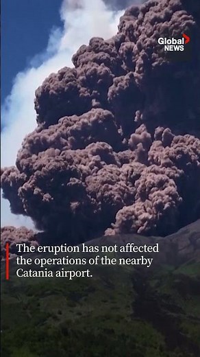 Mount Etna erupts: Spectacular ash clouds rise over Sicily