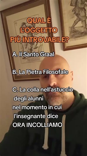 Ma succede solo nella mia classe? Sembra l'oggetto più raro insieme a forbici e gomme per cancellare. Nella migliore delle ipotesi: un 15% della classe ha il tubetto perennemente finito; un 2% si lamenta perché la sua colla non incolla (spesso è colla blu, verde, arancione, ma non incolla); un restante 20% non ce l'ha proprio. Si tratta di un tubetto di colla, non di un componente per un computer quantistico. Boh. #maestro #scuola #insegnanti #scuolaitaliana #maestra
