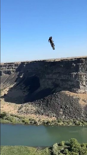 Beyond Insane: This Motorcycle Base Jump Is Pure Savage! 🤯