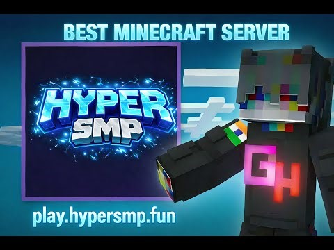 HYPERSMP S3 LIVE | BEST SURVIVAL SERVER | HARD TO GRIND