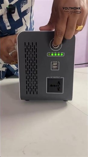 Compact & Powerful Portable Power Station Power Your Dreams Anywhere Travel Power Backup #voltmonk