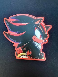 Shadow Metallic Sticker Vinyl Decal Sonic Knuckles Tails Amy Super Sonic Adventure Chaos Emeralds Eggman Frontiers - Etsy
