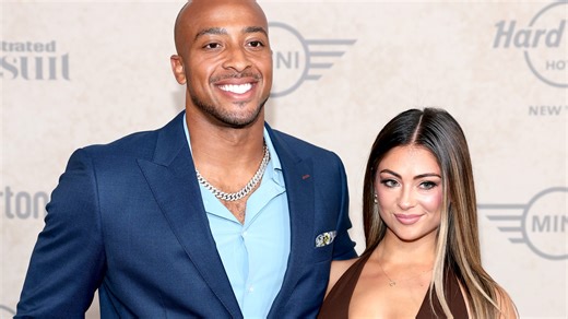 AJ Dillon, wife Gabrielle back in Wisconsin briefly
