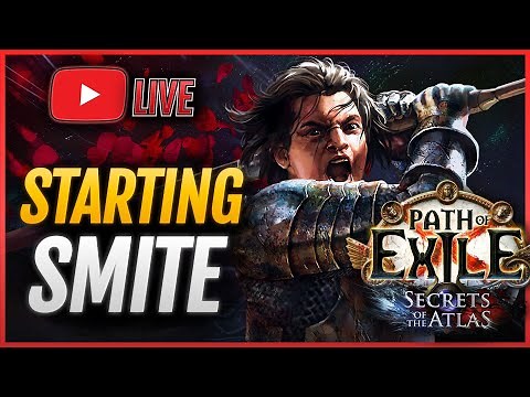 POE 3.26🔴SMITE Slayer Build - League Starting! - Let's GO!🔴Path of Exile 1
